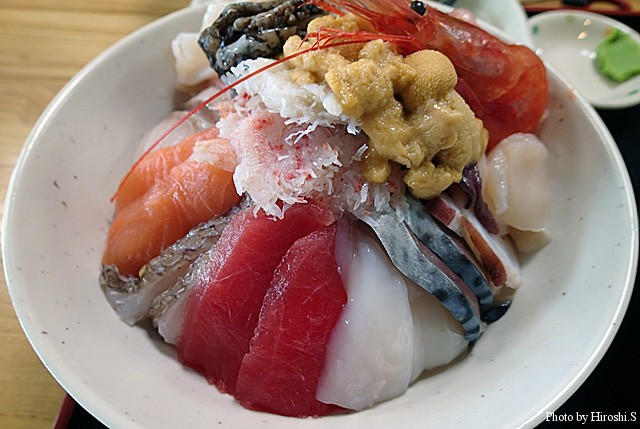 羽幌で食べた海鮮丼
